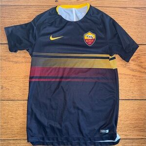 Nike Men’s Roma Black and Gold Jersey